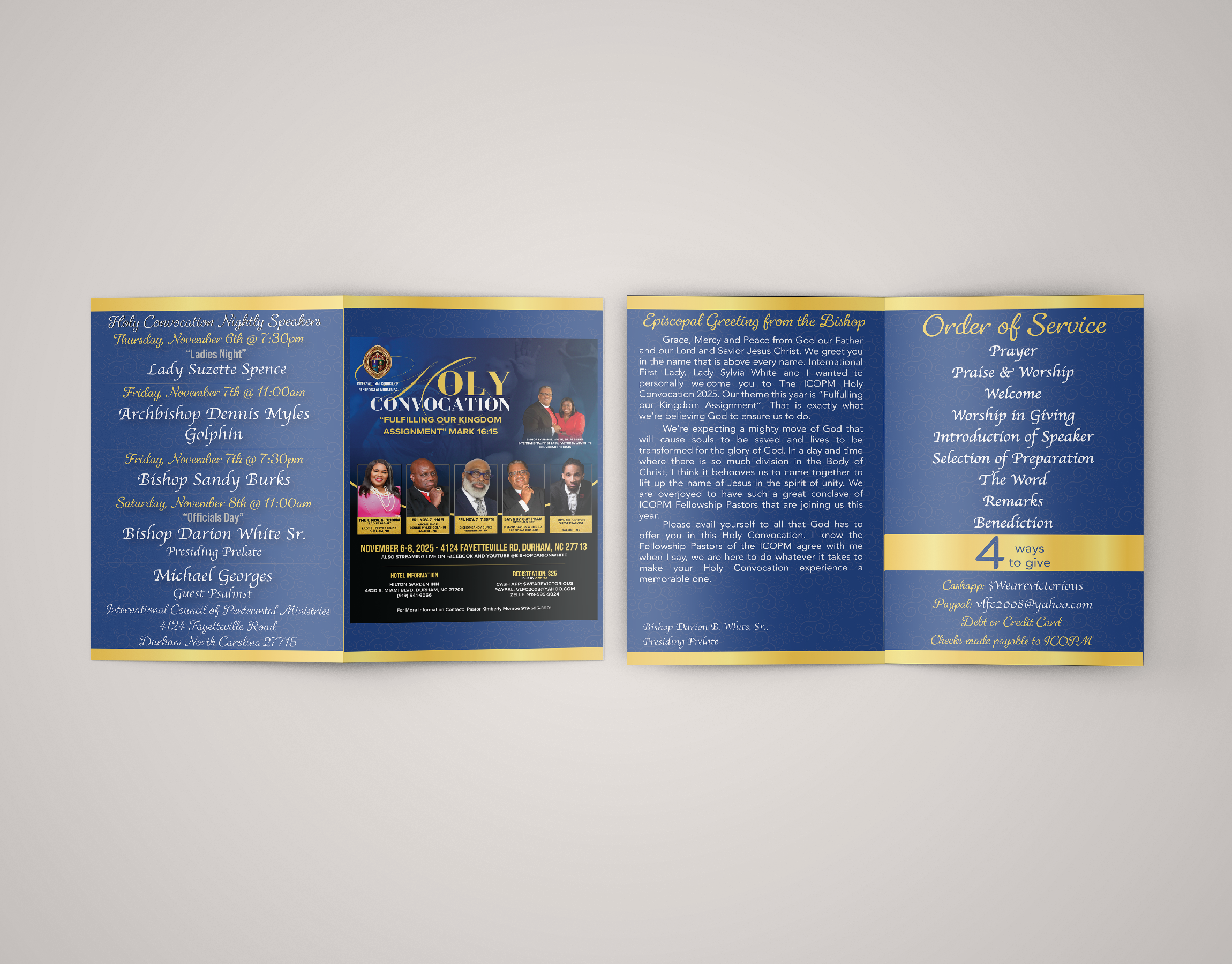 VLFC Holy Convocation 2025 Program Design